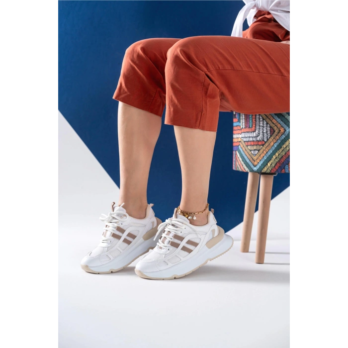 Freesia Beyaz Vizon Spor Ayakkabı