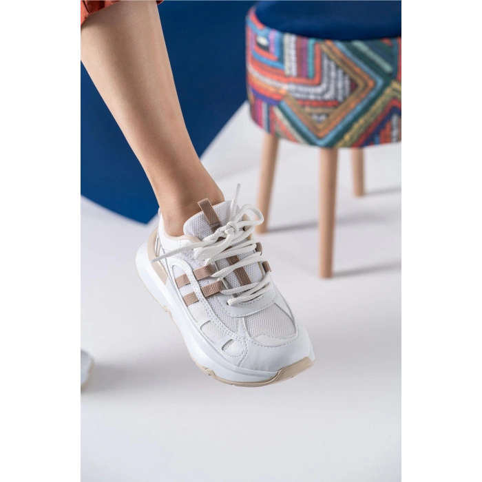 Freesia Beyaz Vizon Spor Ayakkabı