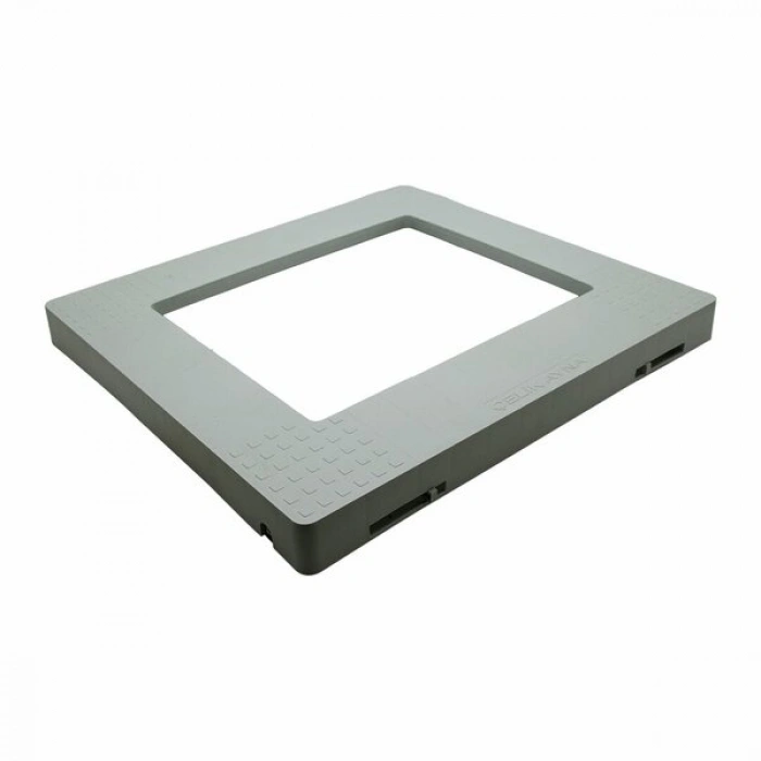 FRENLİ GRİ PLASTİK ÇEKSÜR 54x60x5 cm (4887)