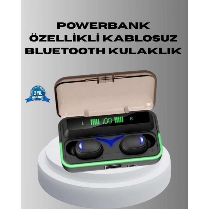 Gaming Bluetooth Kulaklık 800mah Powerbank Düşük Gecikmeli