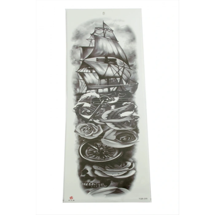 Gemi Tattoo Kol Dövme Sticker