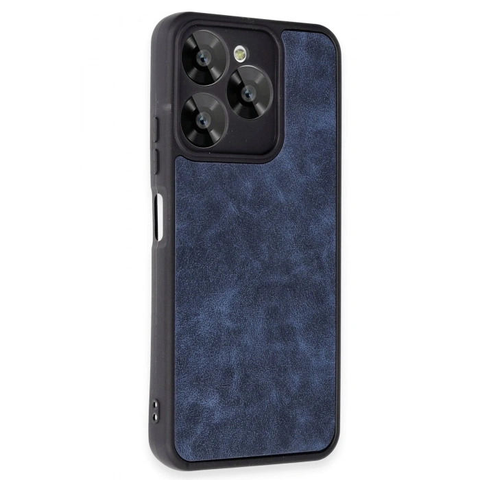 General Mobile Era 50 Kılıf Aras Deri Kapak - Lacivert