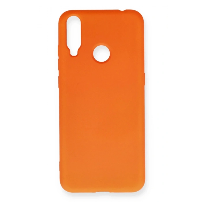General Mobile GM 10 Kılıf Nano içi Kadife Silikon - Turuncu