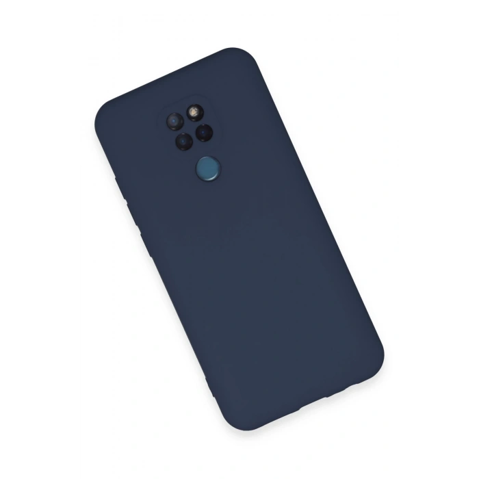 General Mobile GM 20 Kılıf Nano içi Kadife Silikon - Lacivert