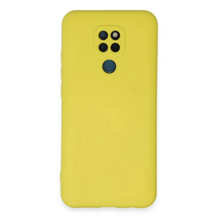 General Mobile GM 20 Kılıf Nano içi Kadife Silikon - Sarı