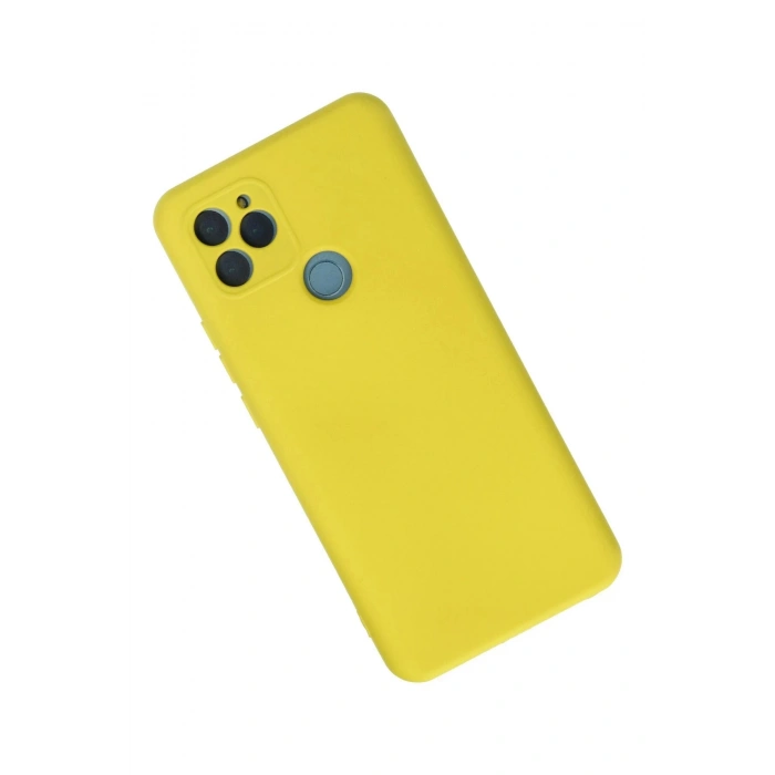 General Mobile GM 21 Kılıf Nano içi Kadife Silikon - Sarı