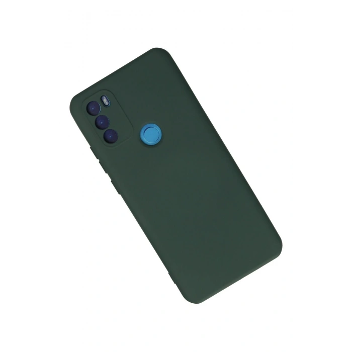 General Mobile GM 21 Plus Kılıf Nano içi Kadife Silikon - Koyu Yeşil