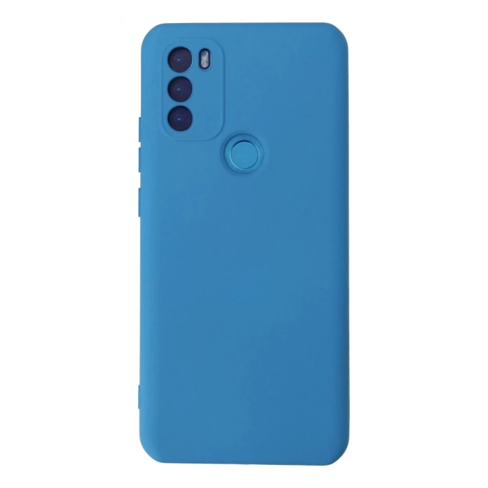 General Mobile GM 21 Plus Kılıf Nano içi Kadife Silikon - Mavi