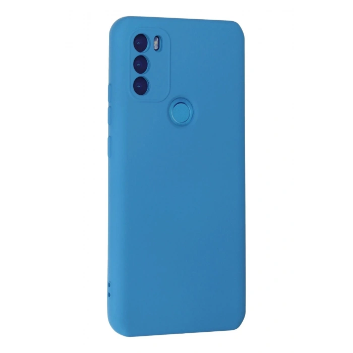 General Mobile GM 21 Plus Kılıf Nano içi Kadife Silikon - Mavi