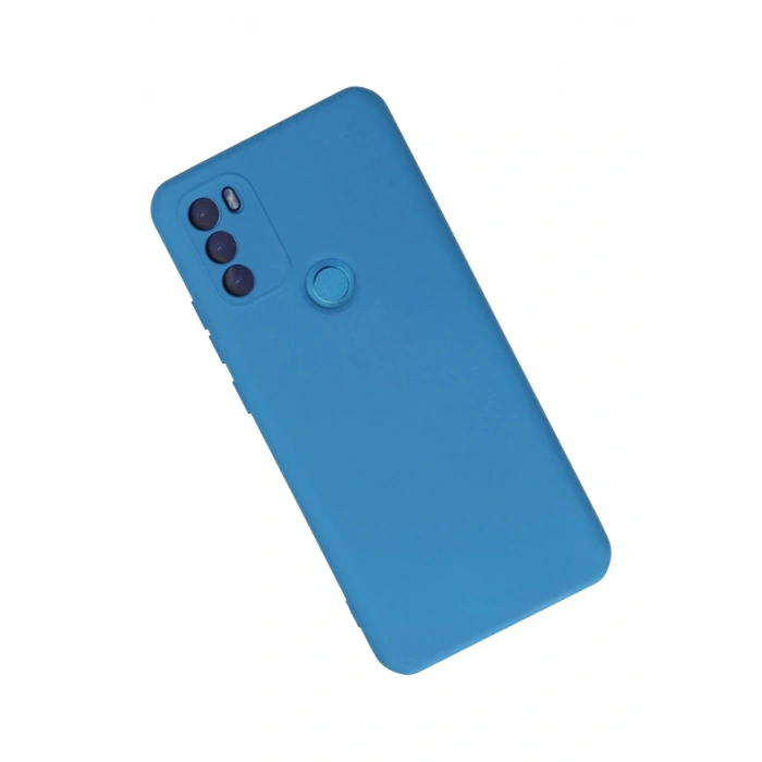 General Mobile GM 21 Plus Kılıf Nano içi Kadife Silikon - Mavi