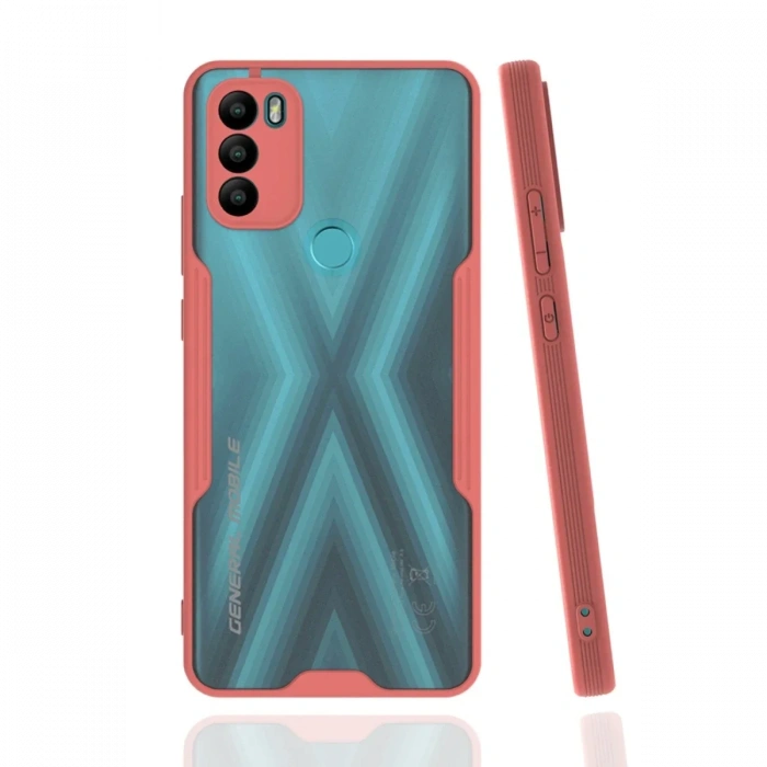 General Mobile GM 21 Plus Kılıf Platin Silikon - Pembe