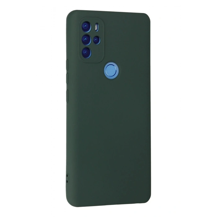 General Mobile GM 21 Pro Kılıf Nano içi Kadife Silikon - Koyu Yeşil