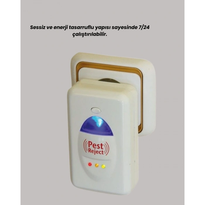 Geniş Alan Kapasiteli Sessiz Enerji Tasarruflu Haşere Kovucu