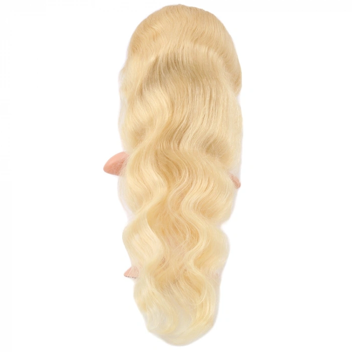 Gerçek Front Lace Dalgalı Platin Tül Peruk - 75-80cm