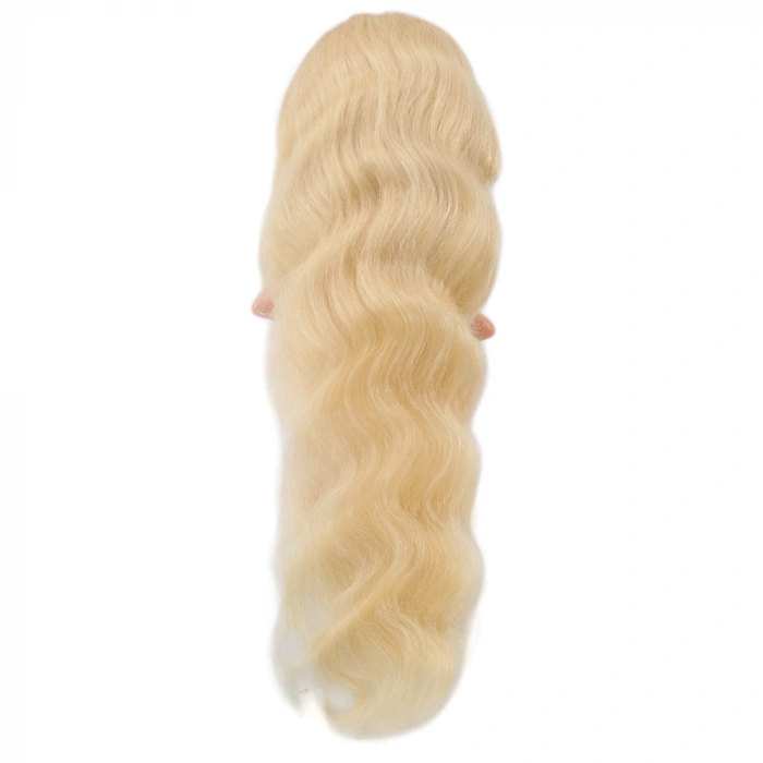 Gerçek Front Lace Dalgalı Platin Tül Peruk - 85-90cm