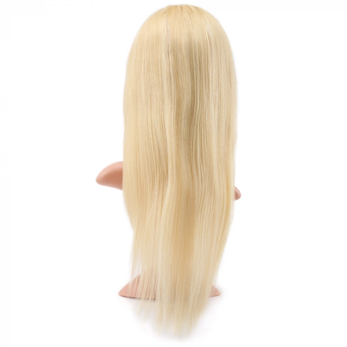 Gerçek Front Lace Düz Platin Tül Peruk - 55-60cm