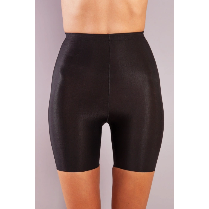 Girdle  Hight Waist Micro Short Corset, Siyah Toparlayıcı Normal Bel  Korse