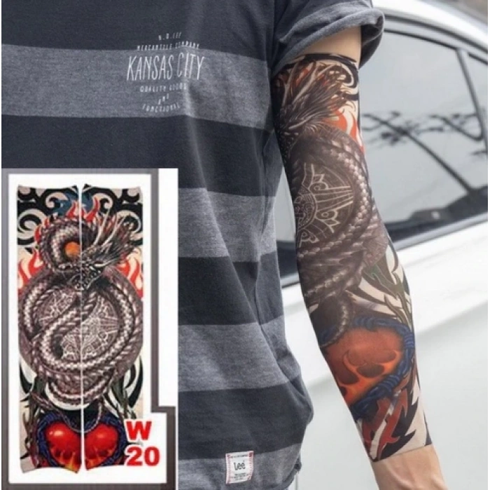 Giyilebilir Kol Ve Bacak Dövmesi 3d Baskılı 2 Adet Model  7