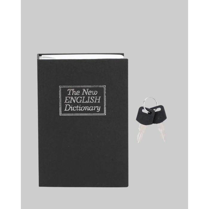 Gizli Kitap Kasa – Metal Gövdeli Anahtarlı