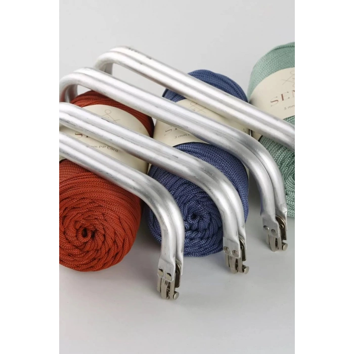 Gizli Metal Çanta Bursu – 25 cm - Metal Çanta Aparatı Çanta Aksesuarı