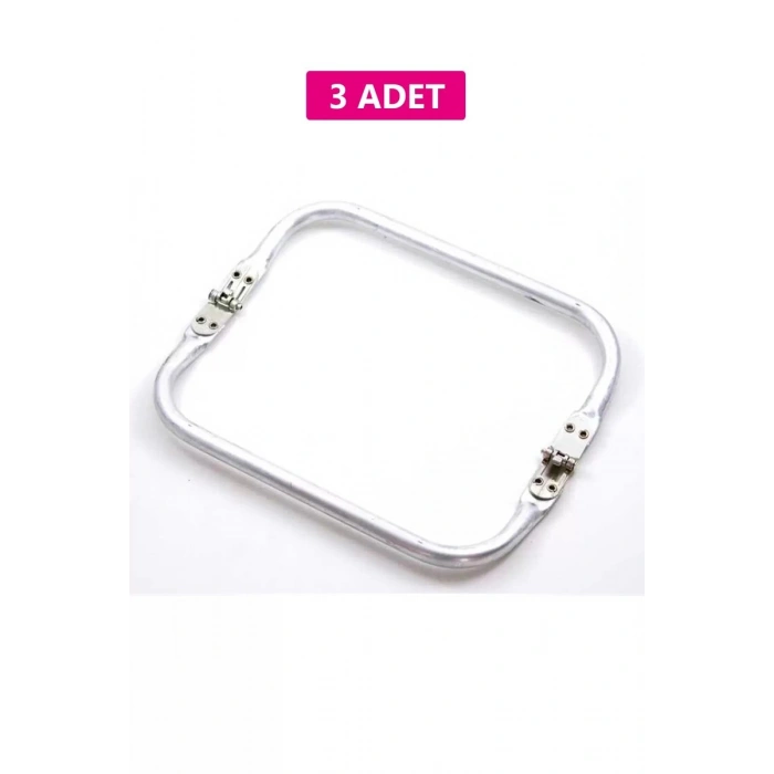 Gizli Metal Çanta Bursu – 3 Adet - 22 cm - Metal Çanta Aparatı Çanta Aksesuarı