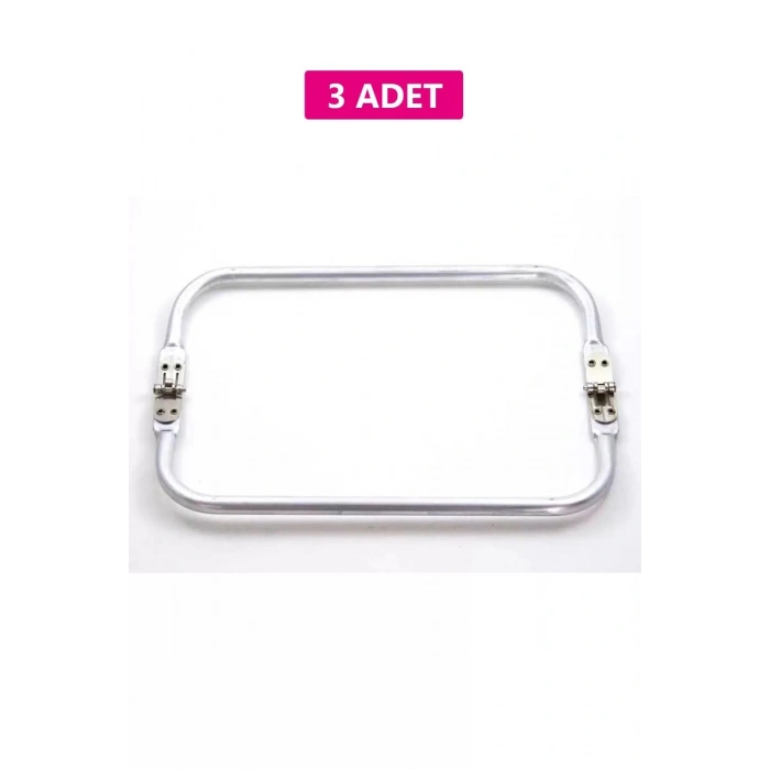 Gizli Metal Çanta Bursu – 3 Adet - 27 cm - Metal Çanta Aparatı Çanta Aksesuarı