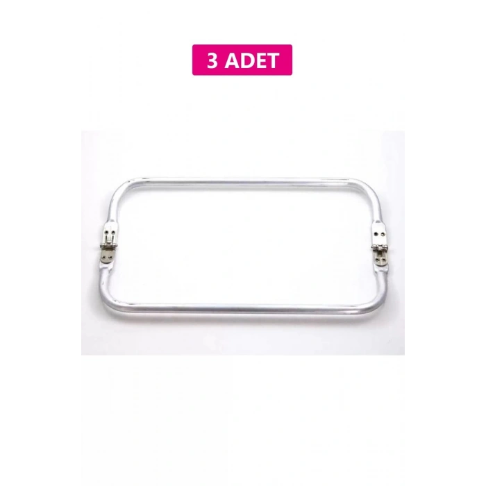 Gizli Metal Çanta Bursu – 3 Adet - 30 cm - Metal Çanta Aparatı Çanta Aksesuarı