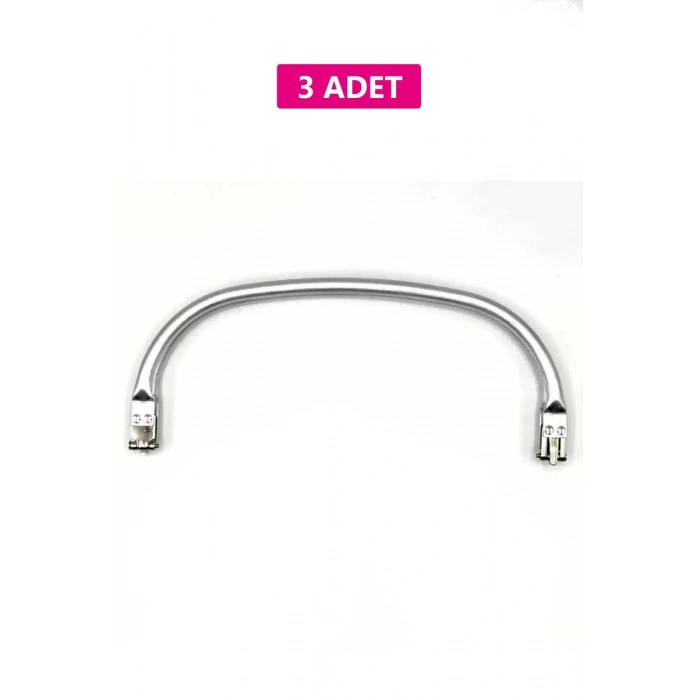 Gizli Metal Mango Çanta Bursu – 3 Adet - 19 cm - Metal Çanta Aparatı Çanta Aksesuarı