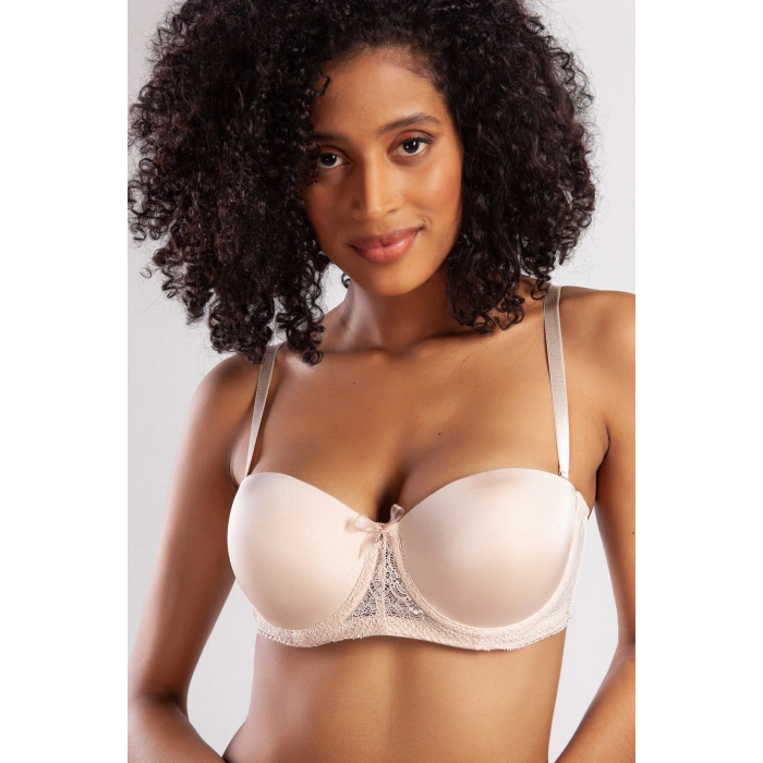 Golshan Gala Push-Up Strapless Bra, Ten Konforlu ve Şık Sütyen, Strapless