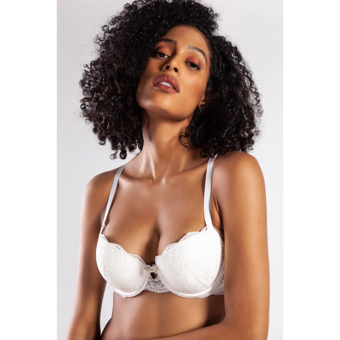 Golshan G.Colors Balconette Foam Push Up Bra, Ekru Konforlu ve Şık Sütyen