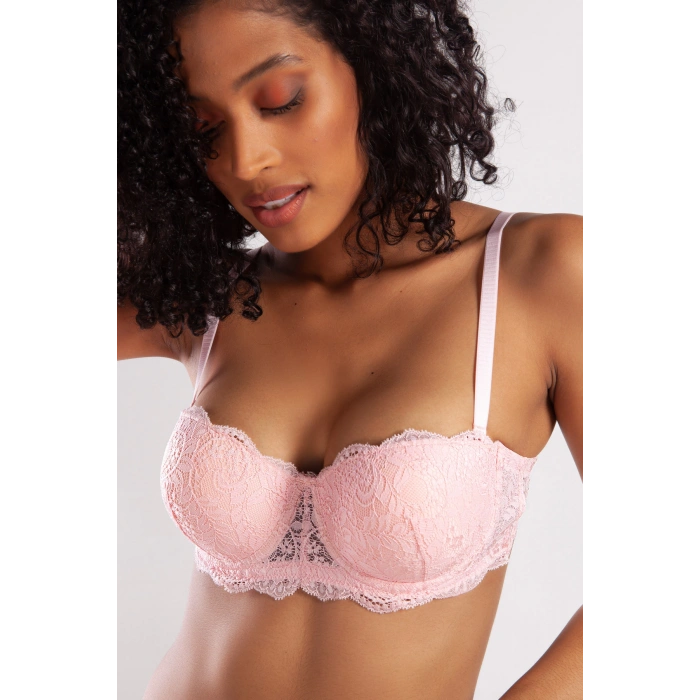 Golshan G.Colors Push Up Strapless Bra, Açık Pembe Konforlu ve Şık Sütyen