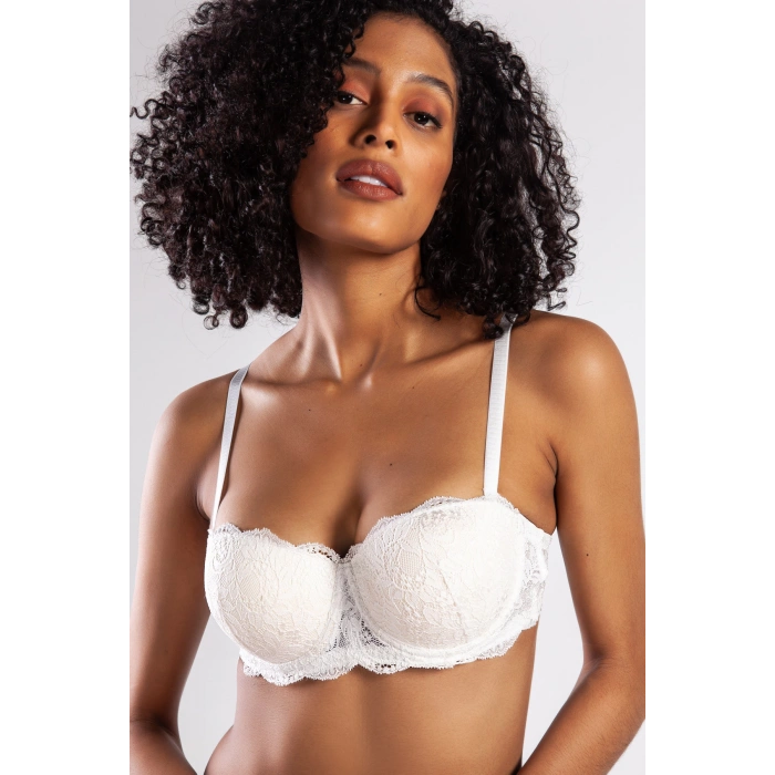 Golshan G.Colors Push Up Strapless Bra, Ekru Konforlu ve Şık Sütyen