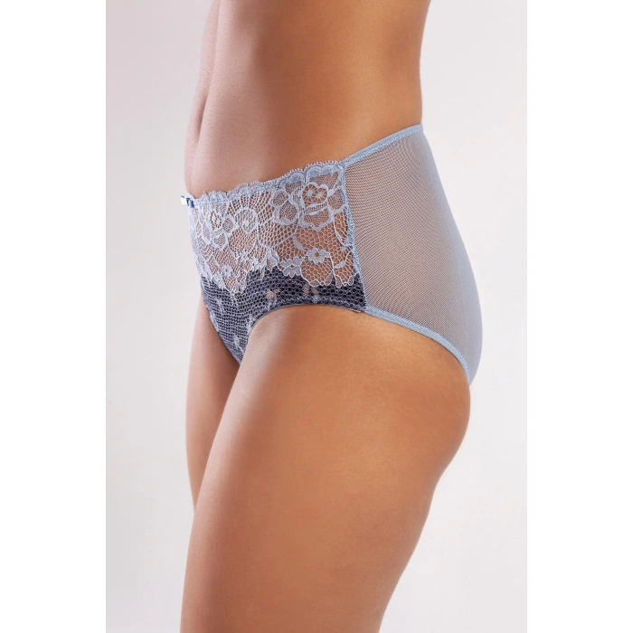 Golshan Gilda Control Slip , Kadın Dantelli Mavi Külot