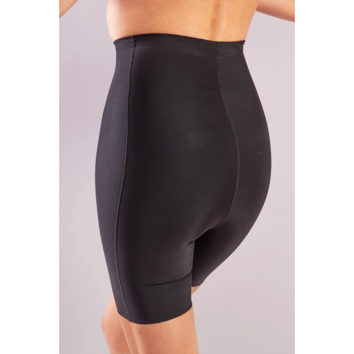 Golshan Girdle  Hight Waist Coton Short Corset,Siyah Toparlayıcı Yüksek Bel Uzun Paça Korse