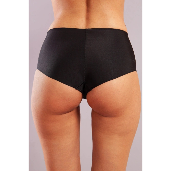 Golshan Girdle İnvisible Slip, İz Yapmayan Görünmez Lazer Kesim Siyah Külot