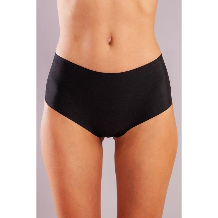Golshan Girdle İnvisible Slip, İz Yapmayan Görünmez Lazer Kesim Siyah Külot