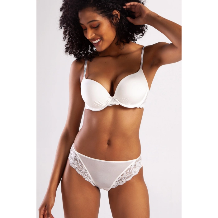 Golshan Goldy Heavy Push up Bra, Ekru Renk  Konforlu ve Şık Sütyen