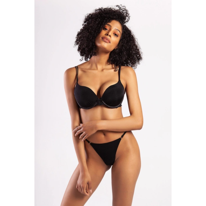 Golshan Goldy Heavy Push up Bra, Siyah Renk  Konforlu ve Şık Sütyen