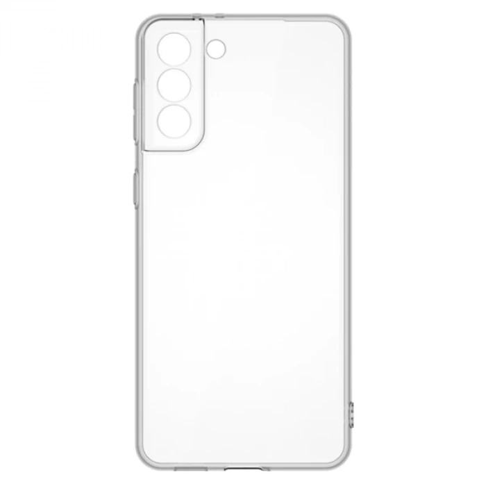Gor Samsung Galaxy S21 Kılıf Kamera Korumalı Şeffaf Silikon Kılıf