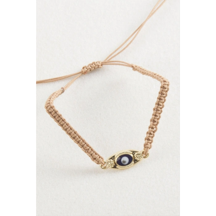 Göz Makrome Örgülü Bileklik