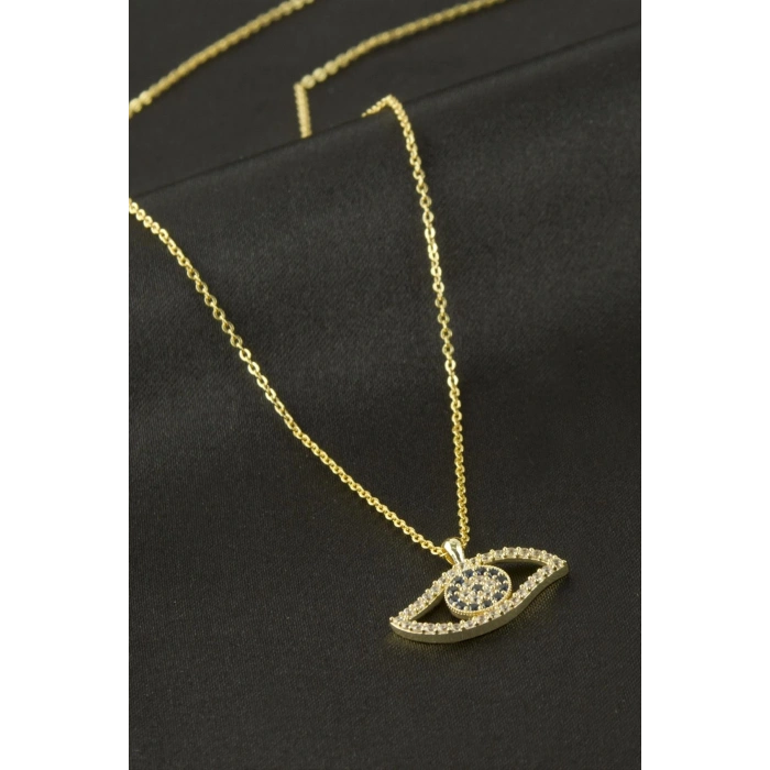 Göz Zirkon Taşlı Kolye