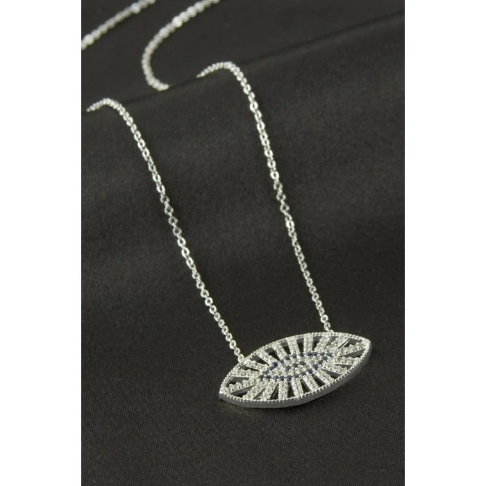 Göz Zirkon Taşlı Kolye