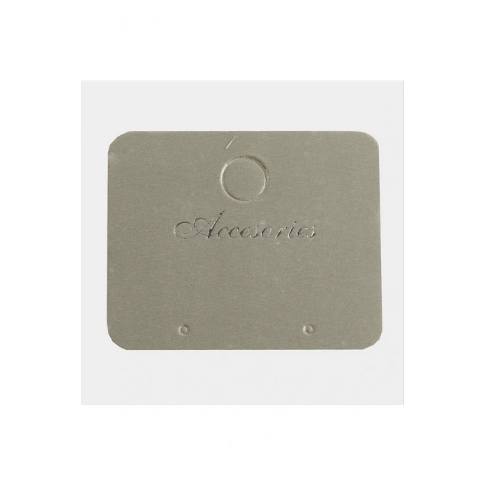 Gri Küpe Kartı 200 Adet