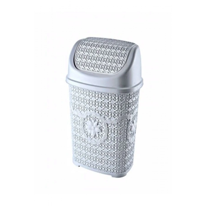 Gri Örgülü Çöp Kovası -ASD038