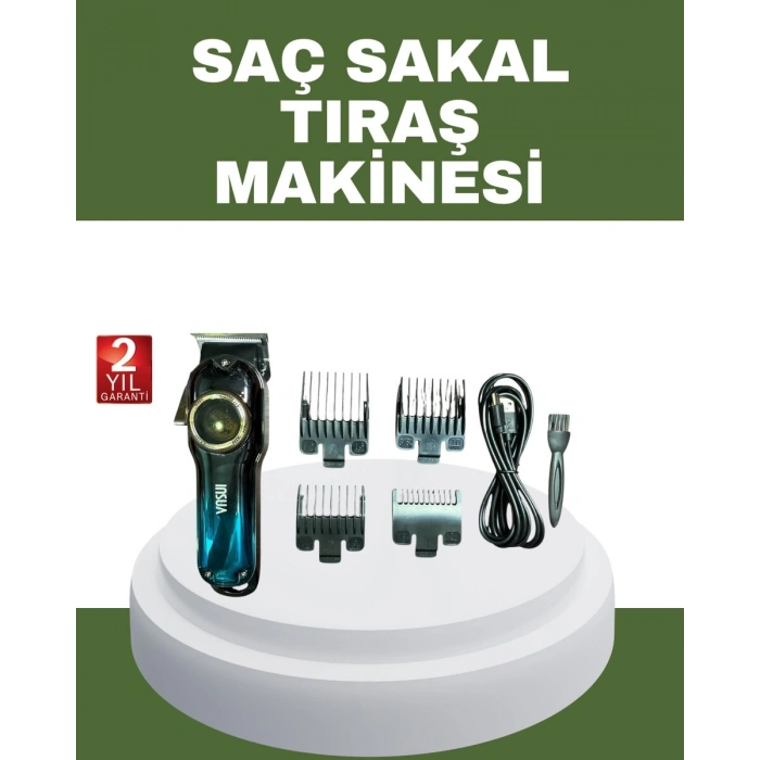 Güçlü Motorlu Paslanmaz Çelik Bıçaklı Saç Kesim Makinesi