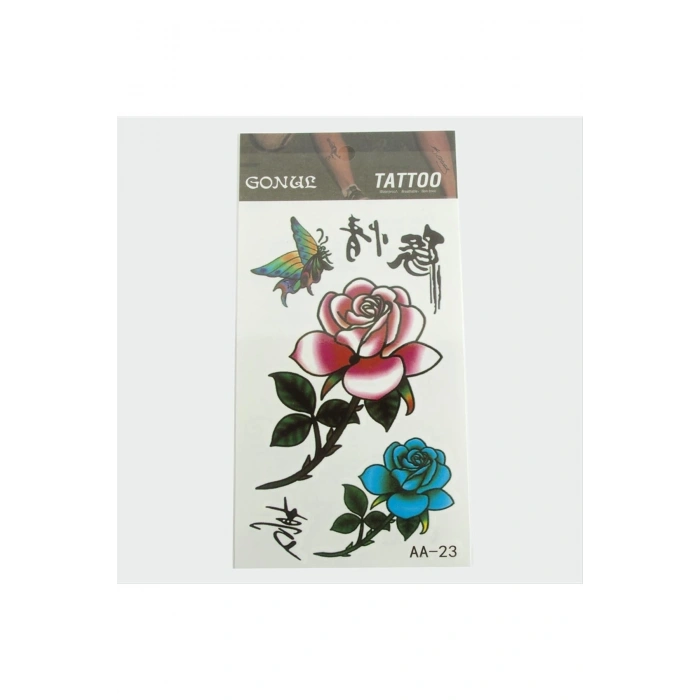 Gül Tattoo Dövme Sticker