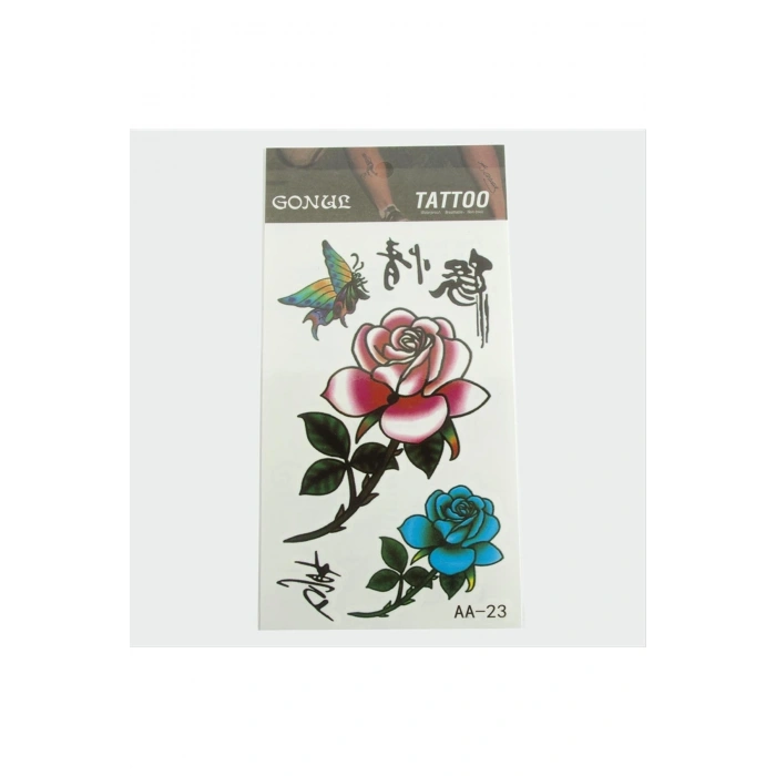Gül Tattoo Dövme Sticker