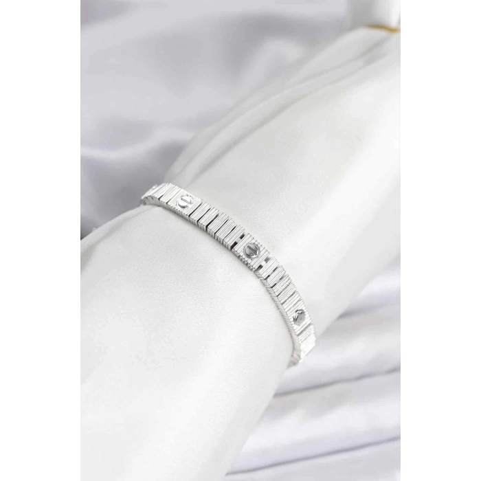 Gümüş Renk VIP Seri Bileklik - TJ-BB8077