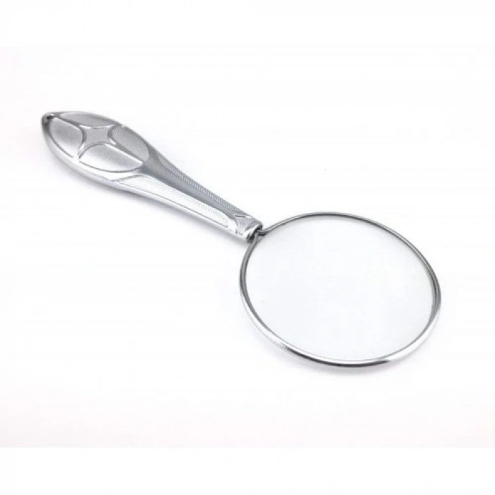 Gümüş Renkli 5x - 45 Mm Zarif Işlemeli Özel Tasarlanmış Büyüteç MG18155-8