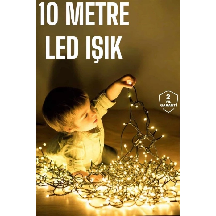 Gün Işığı 10 Metre Led Işık Şerit Led Süsleme Parti Malzemesi Yeni Nesil